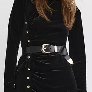 Velvet Skirt Long Maxi and crop shirt  Large